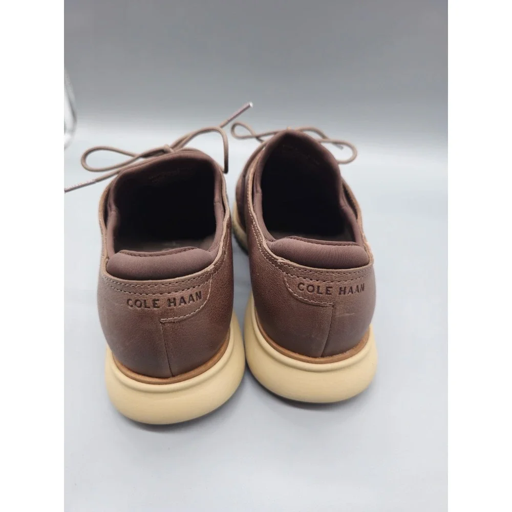 Cole Haan Men's 9.5 M ZeroGrand Laser Wingtip Oxford Brown Leather Style C39958